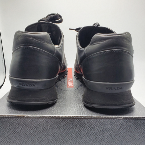 PRADA Vitello Plume Sneakers SZ. EU 9.5, USA 10.5 - Picture 7 of 8